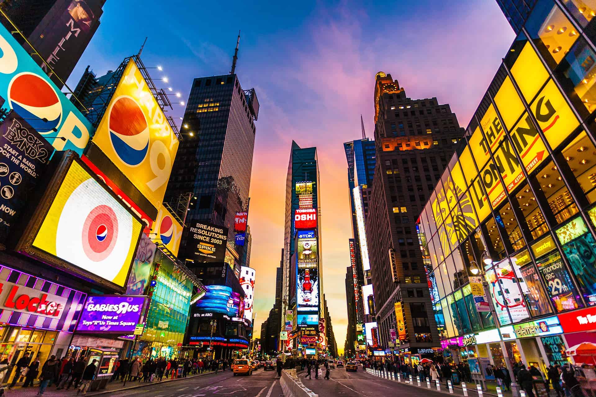visiter new york visiter times square