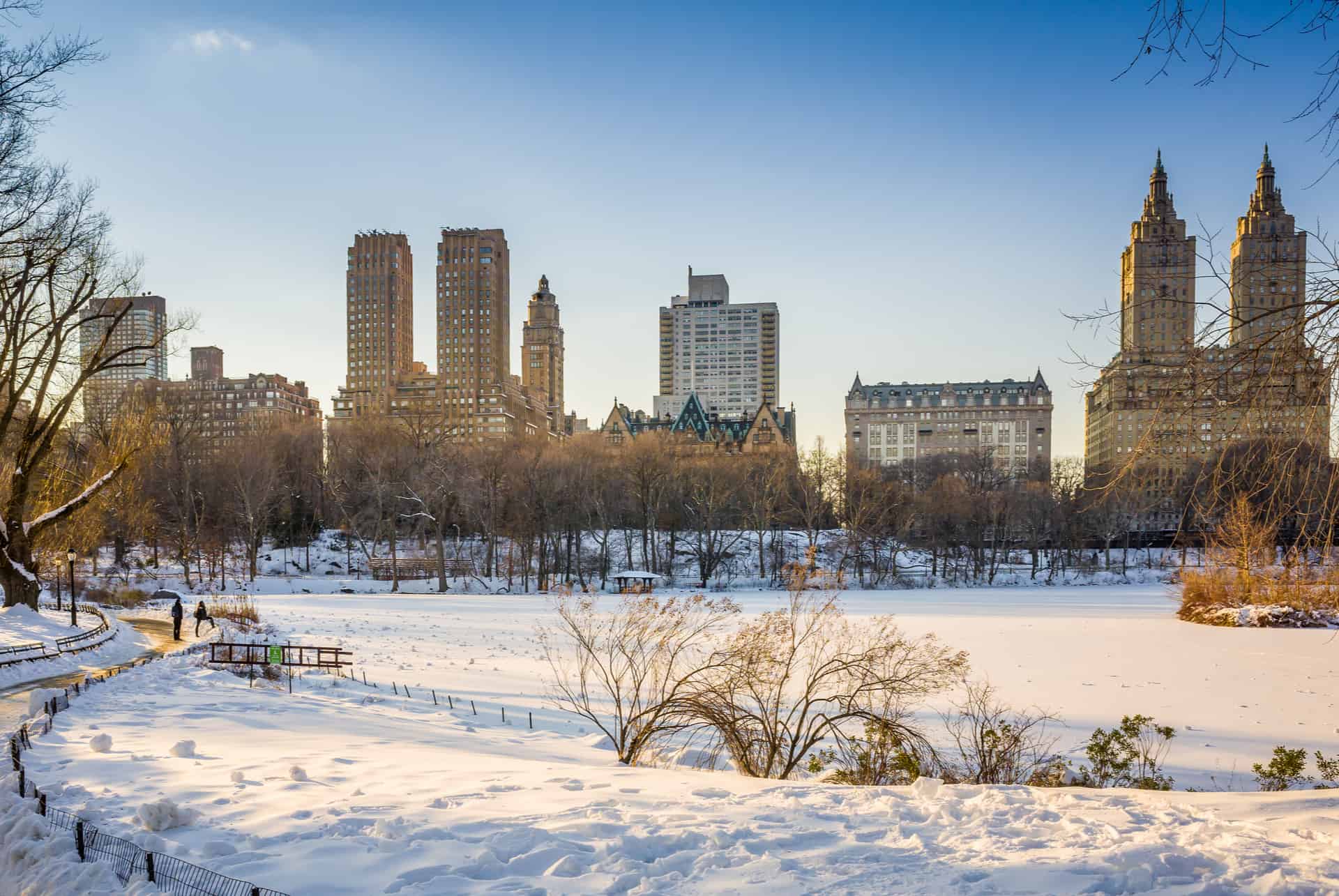 new york en hiver neige