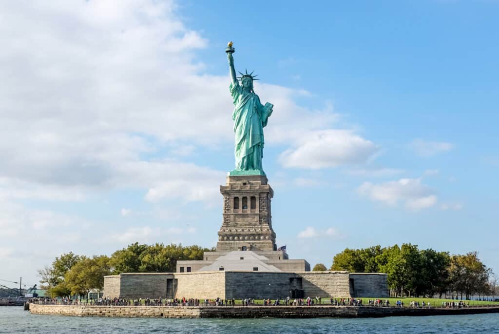 Billet pour le piédestal de la Statue de la Liberté