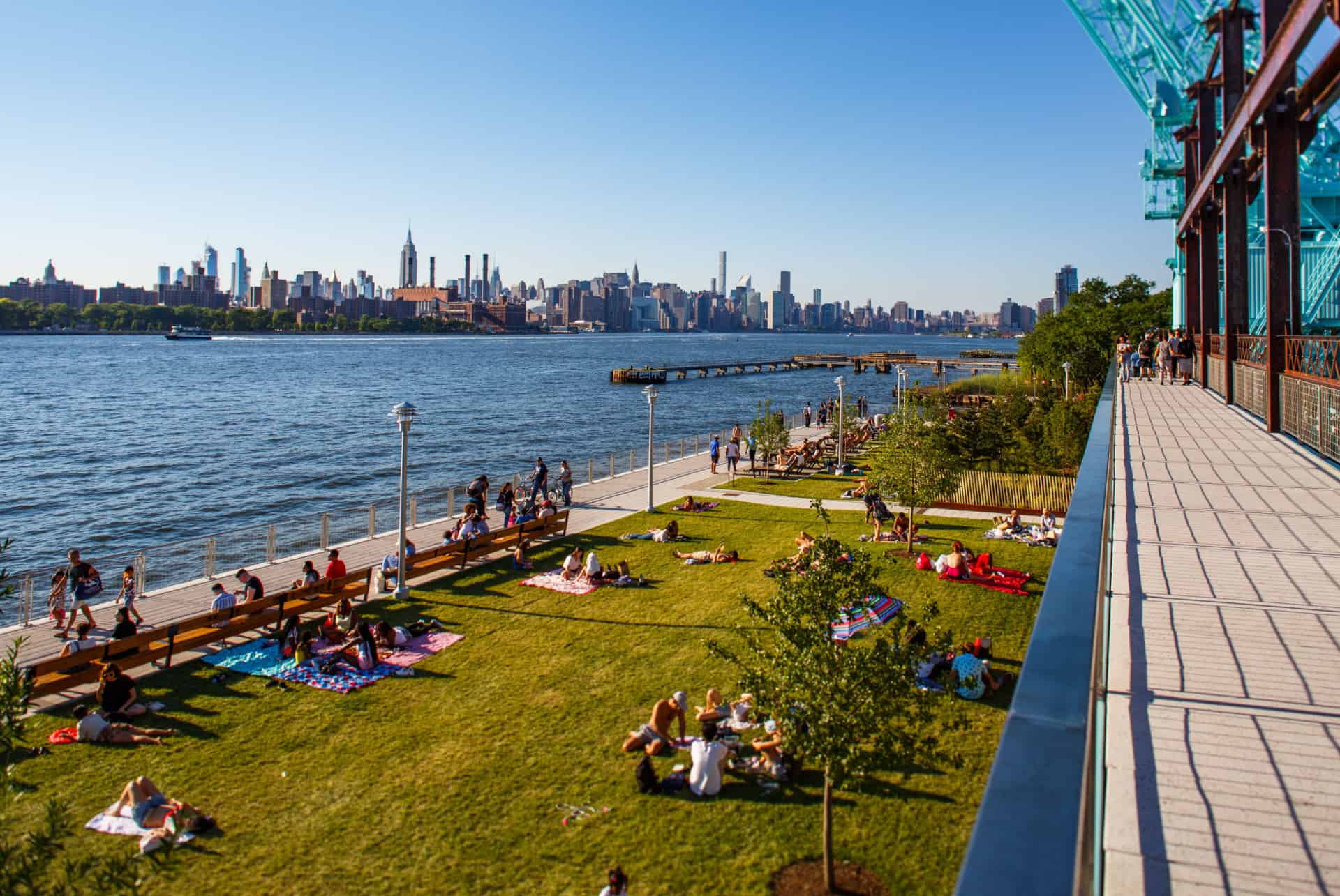Domino Park à Brooklyn