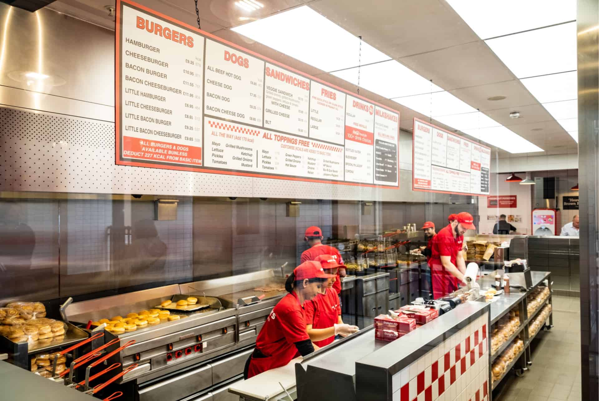 five guys interieur restaurants new york