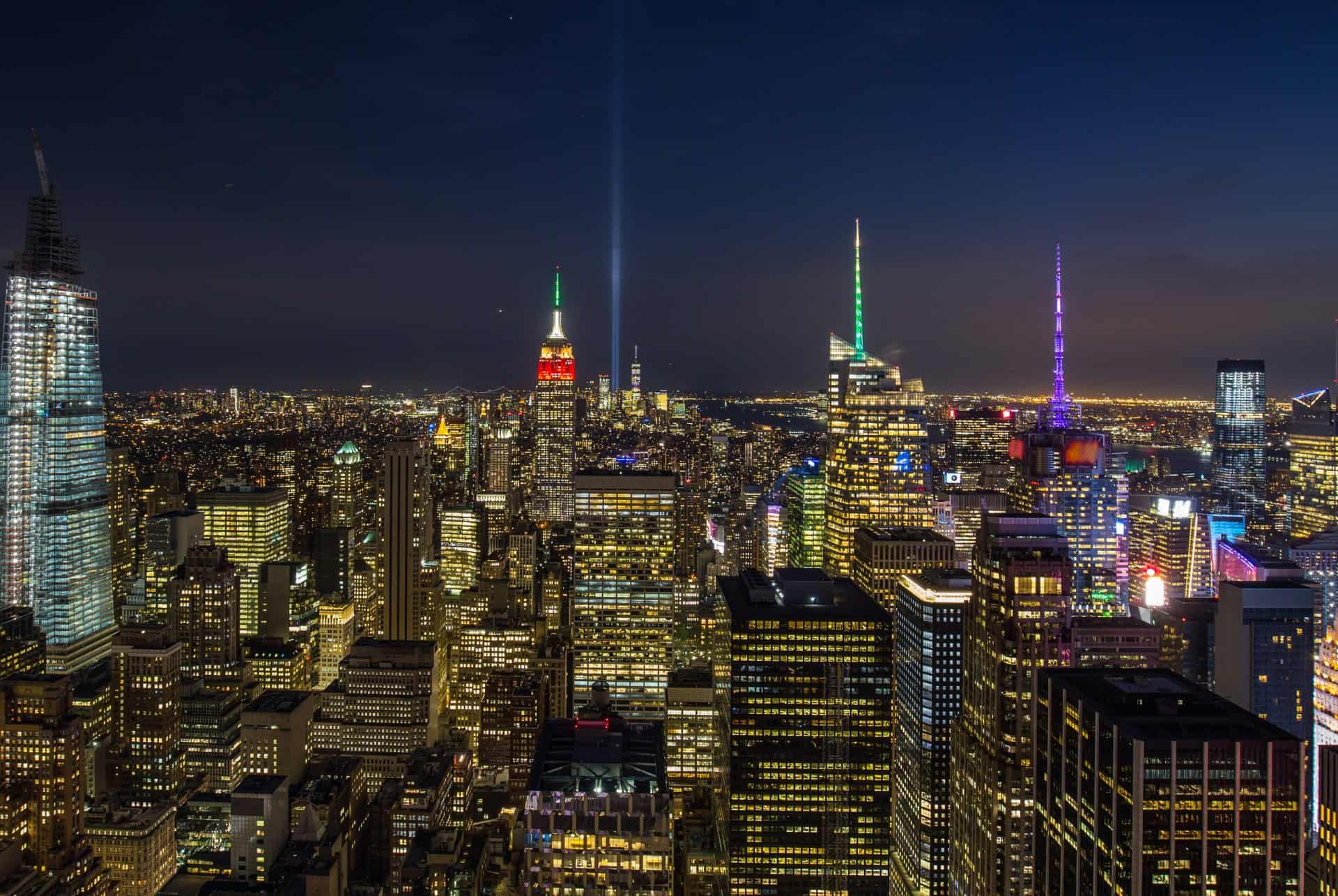 illuminations top of the rock nuit
