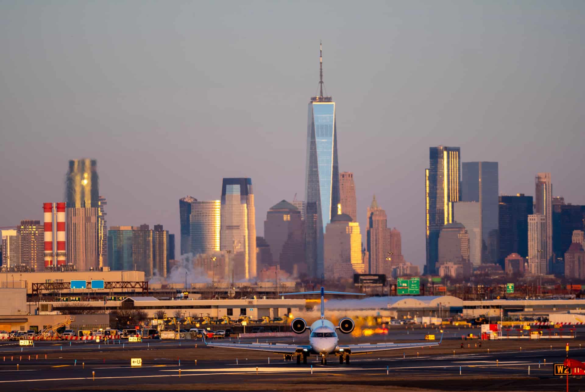 aéroports de New York aeroport newark vue