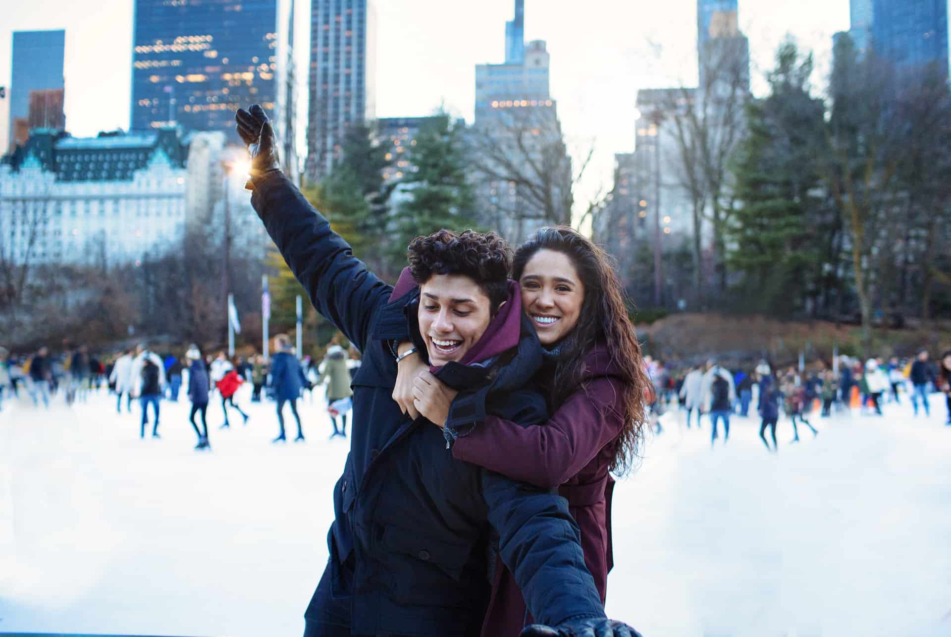 patinoire new york saint valentin