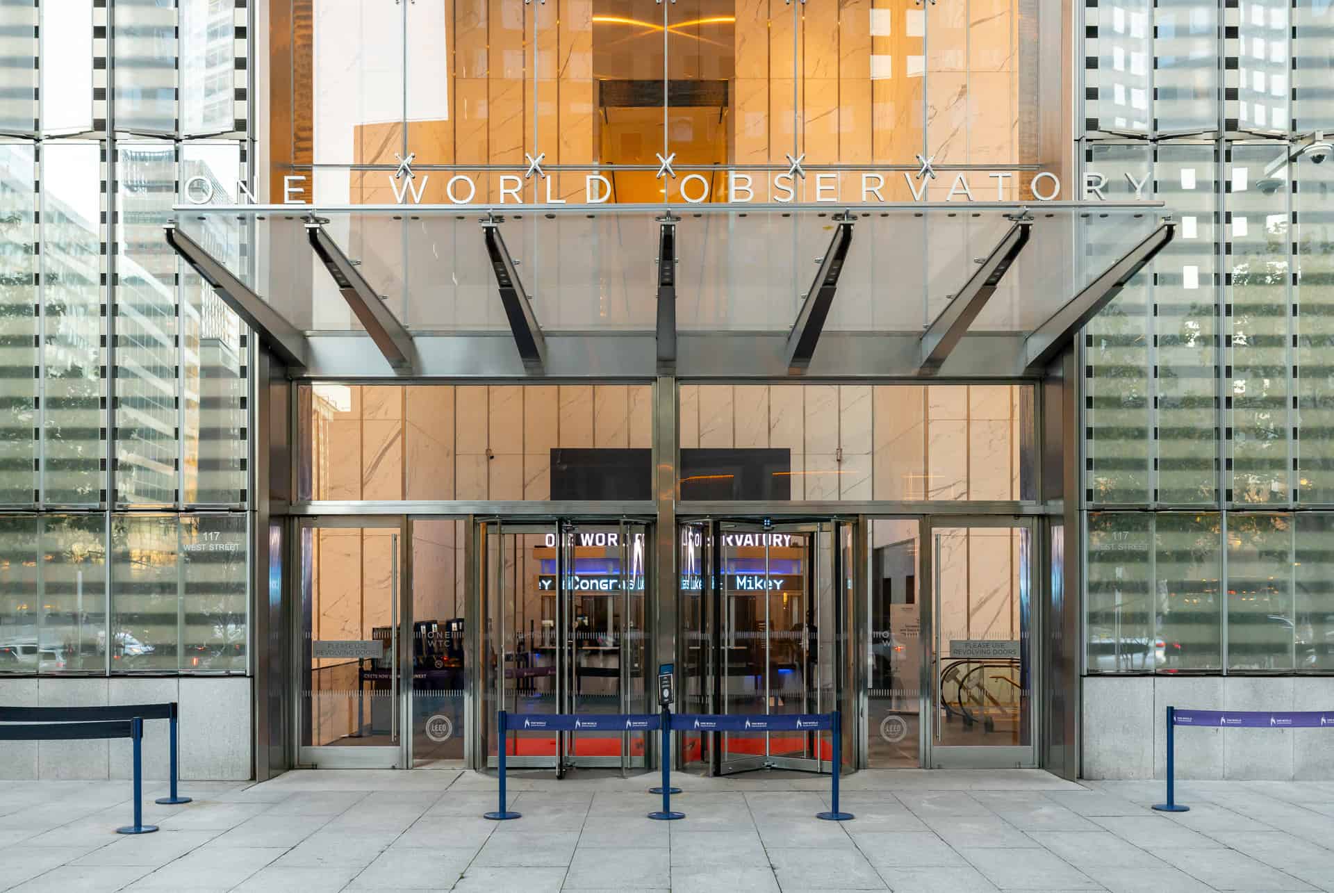 entree one world observatory entree one world observatory