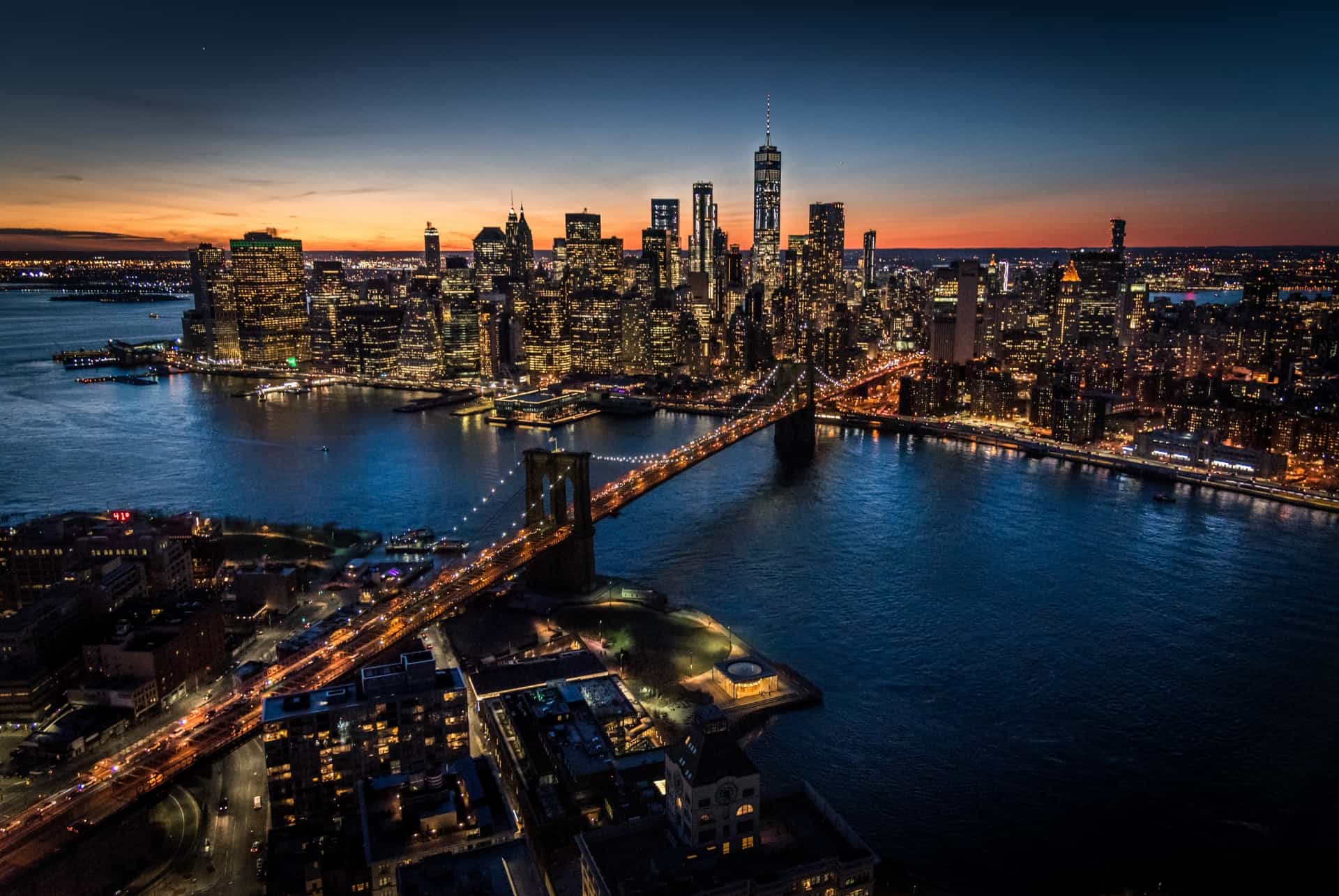 Vol de nuit en hélicoptère à New York
