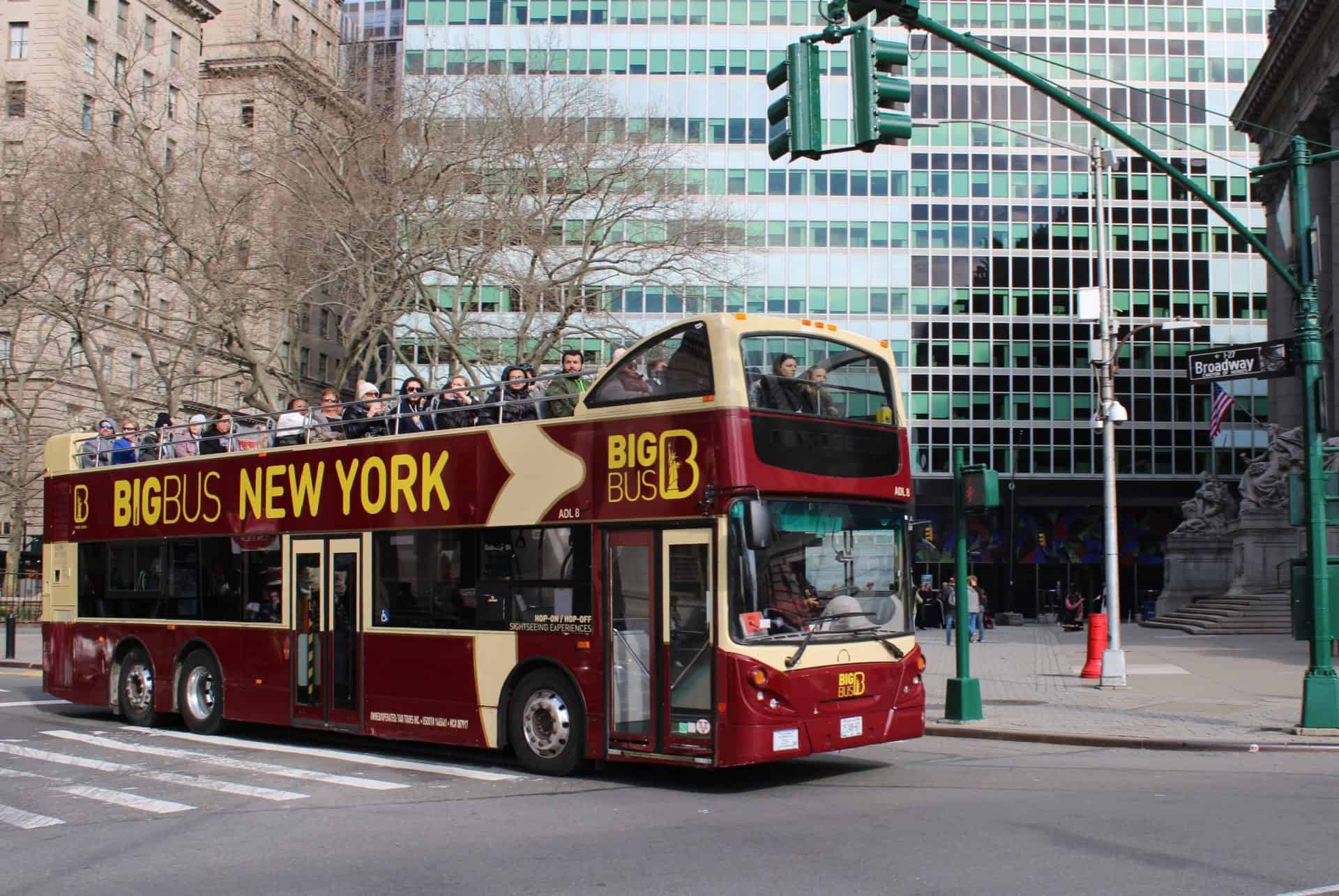 Le bus touristique à New York