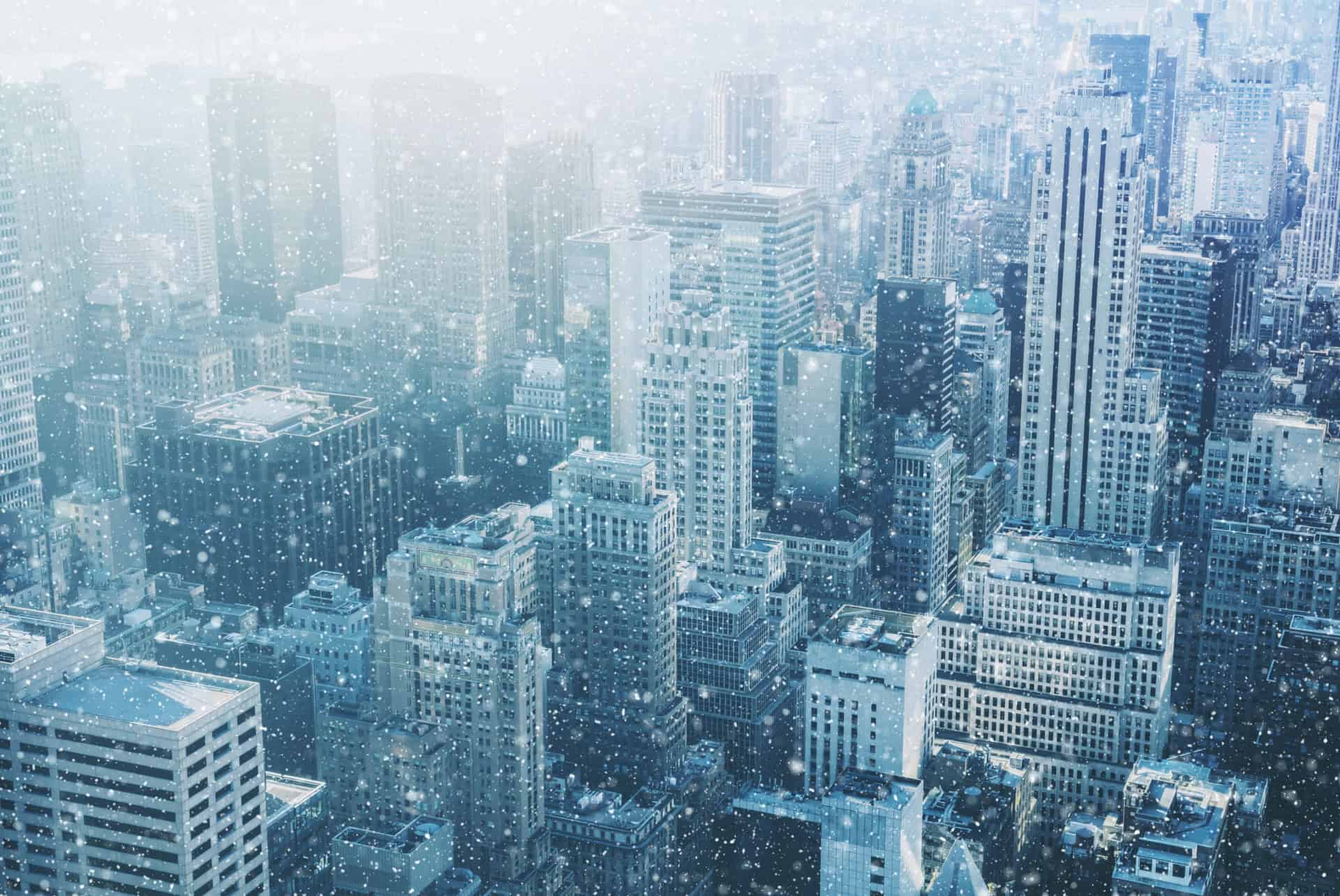 La neige à New York