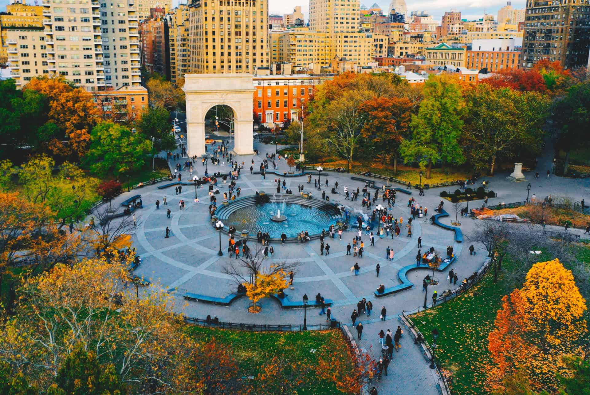 Le Washington Square Park à New York