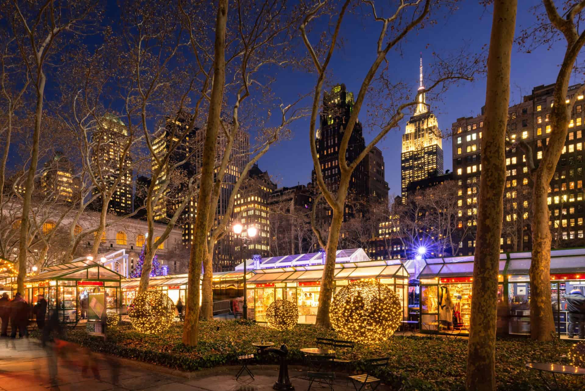 winter village à bryant park