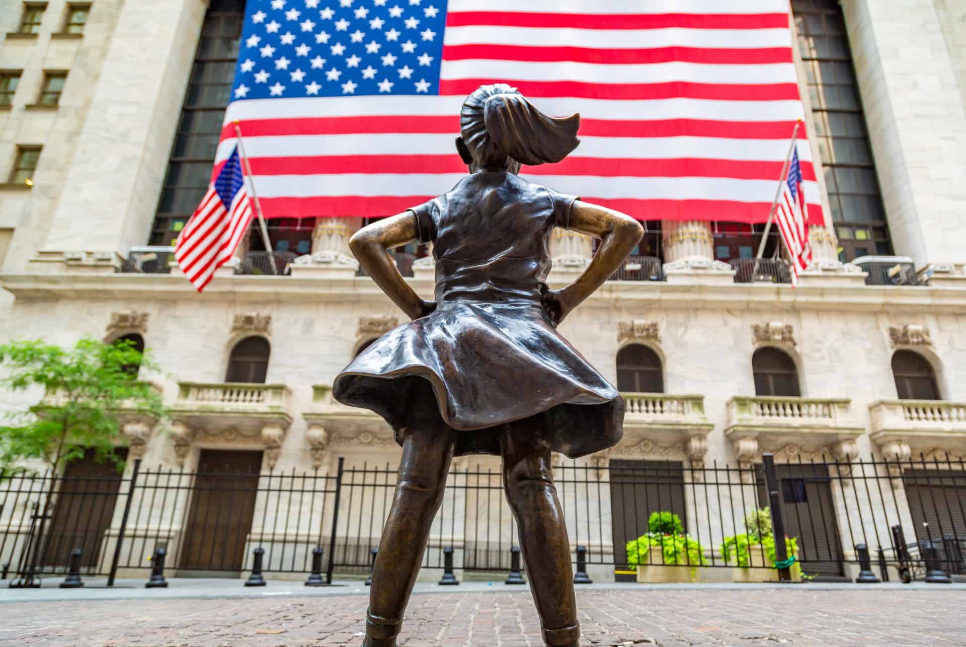 La Fearless Girl à Wall Street