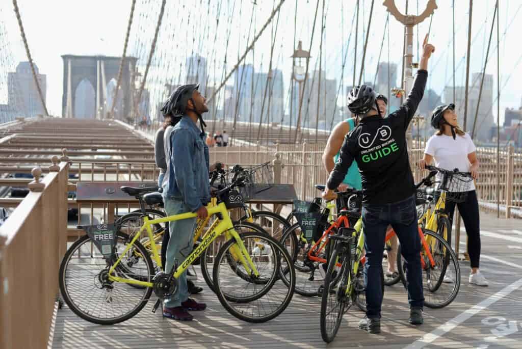 Visite guidée à vélo sur le pont de Brooklyn