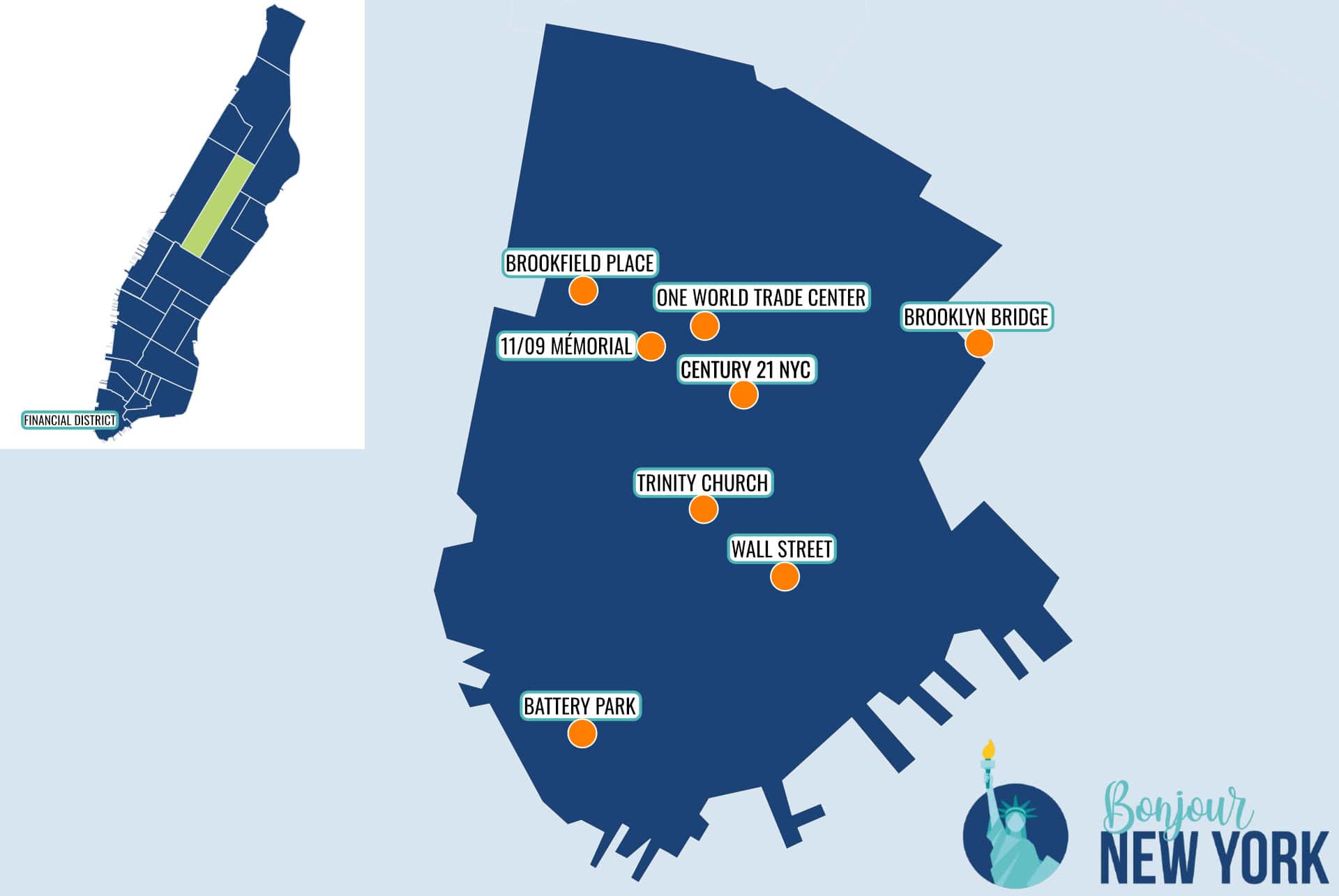 financial district map