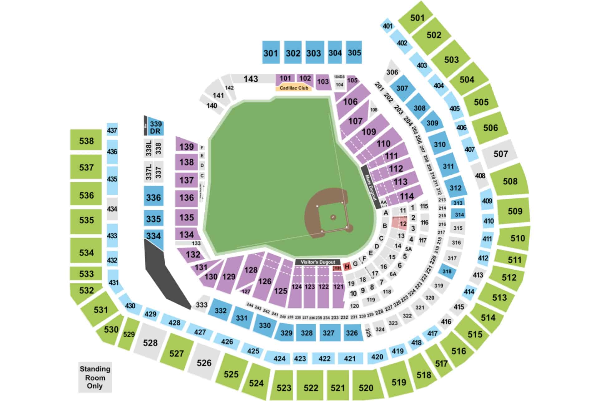 citi field plan salle new york billets citi field plan salle new york billets