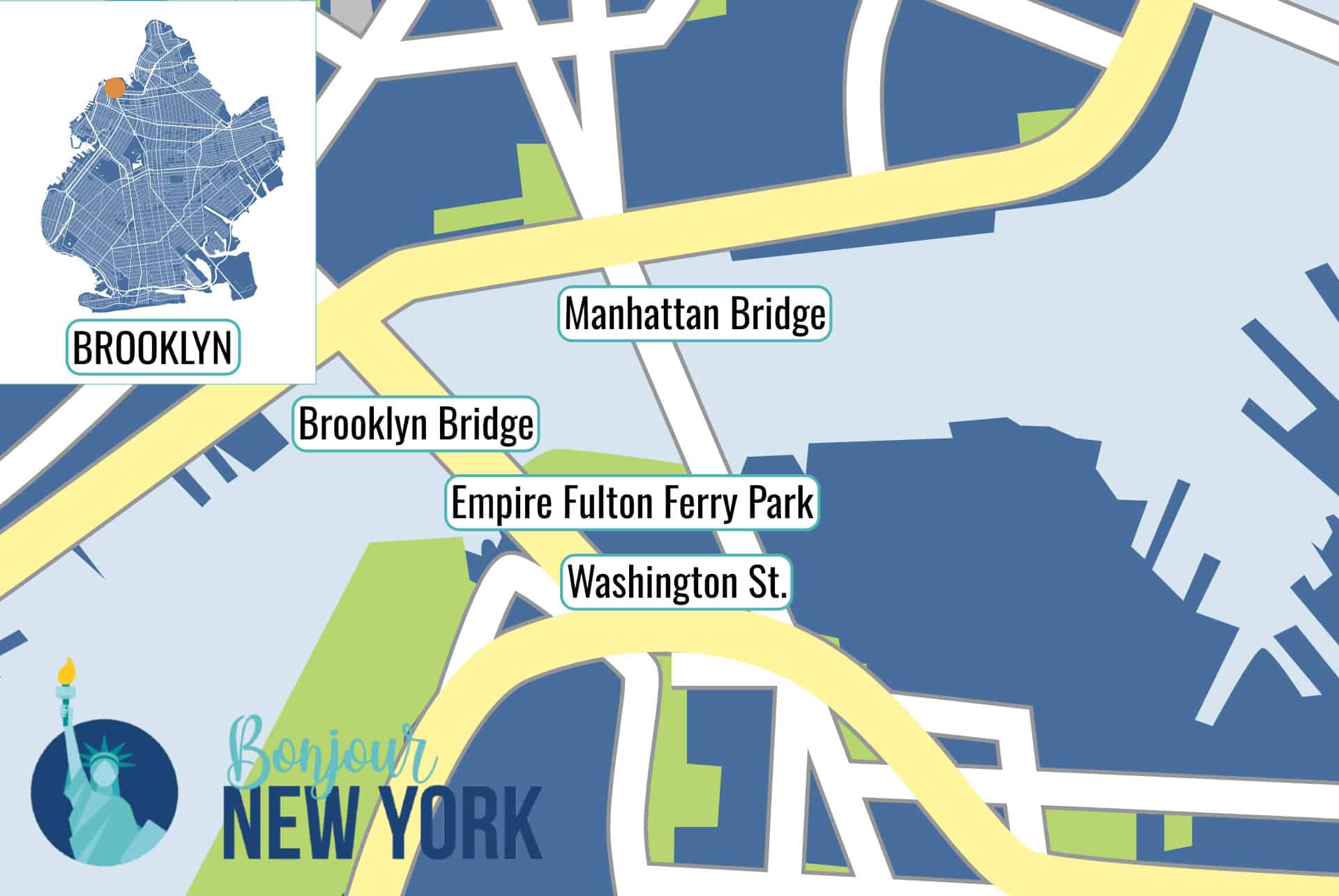 map quartiers brooklyn