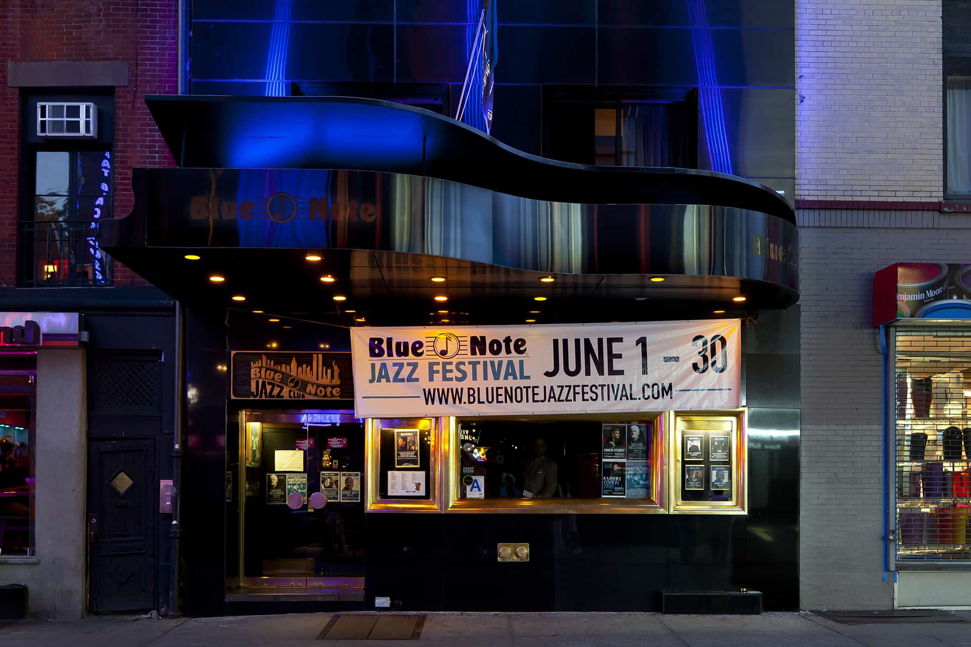blue not club jazz