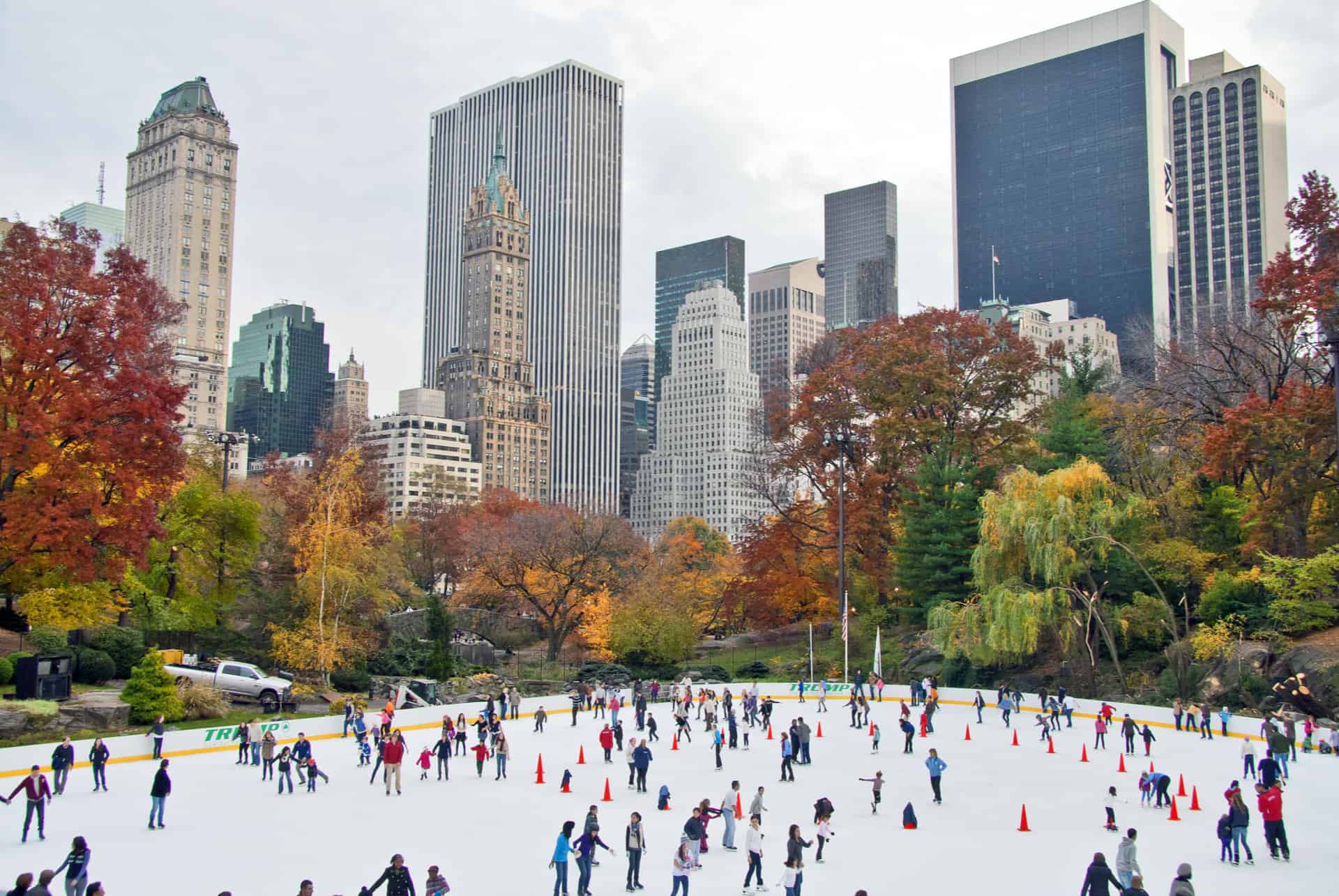 patinoire l'hiver