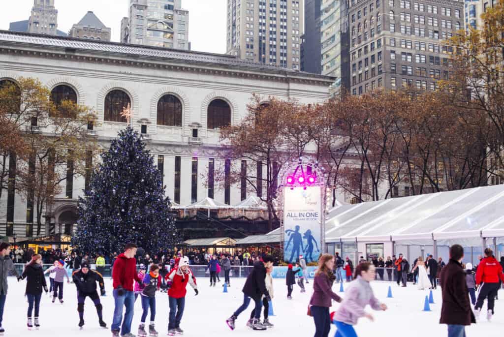 bryant park patinoire