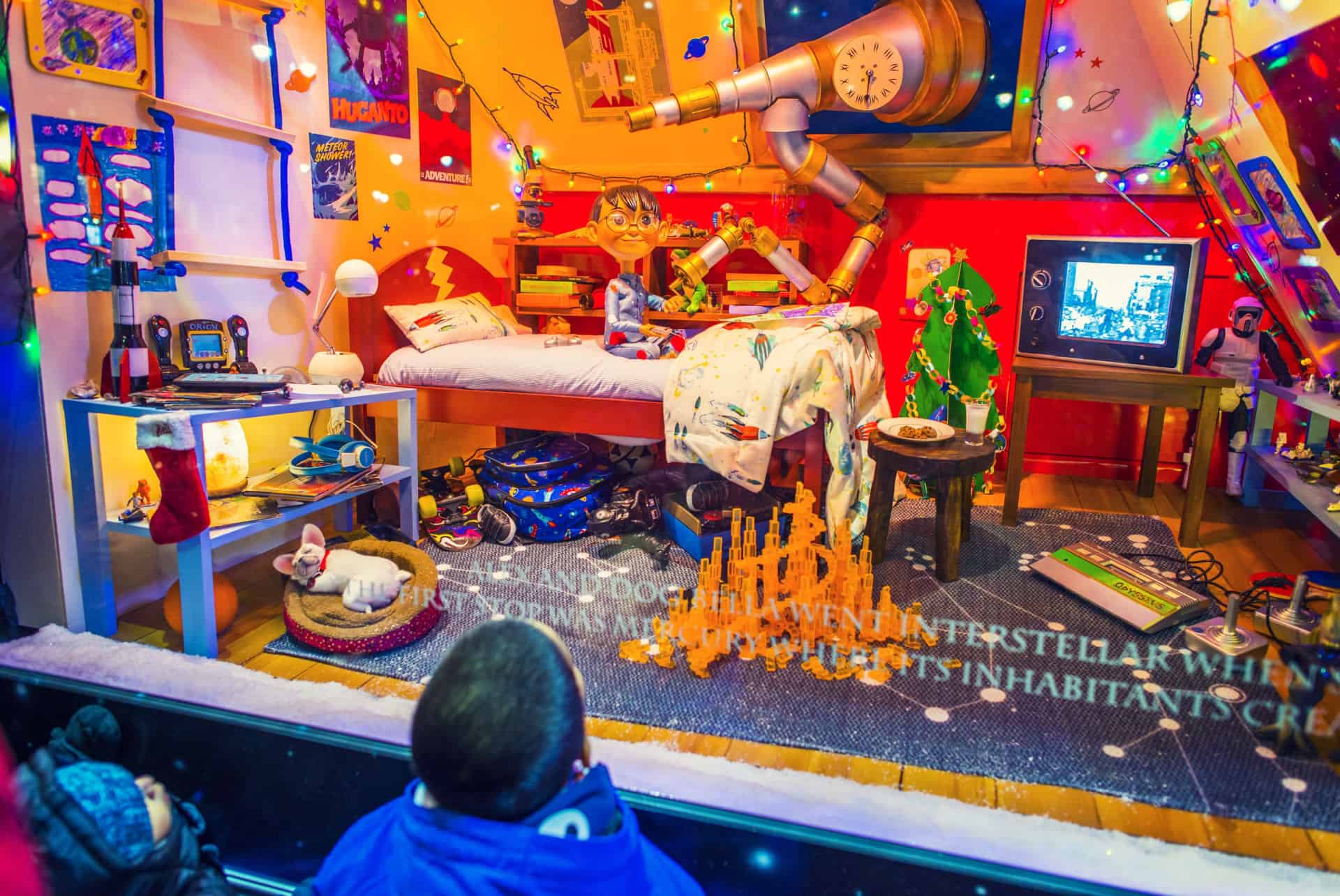 macys vitrine de noel