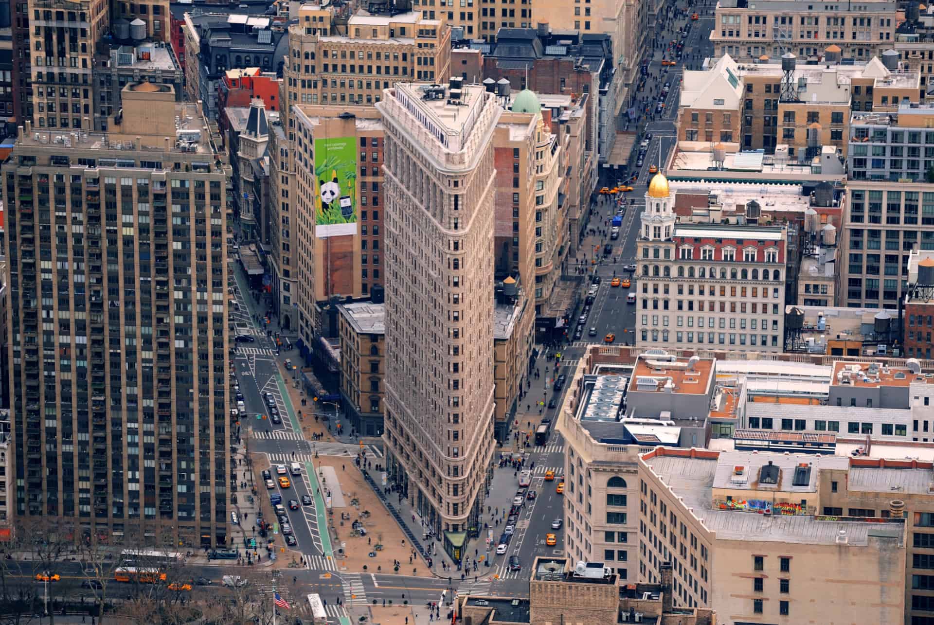 flatiron building vue aerienne