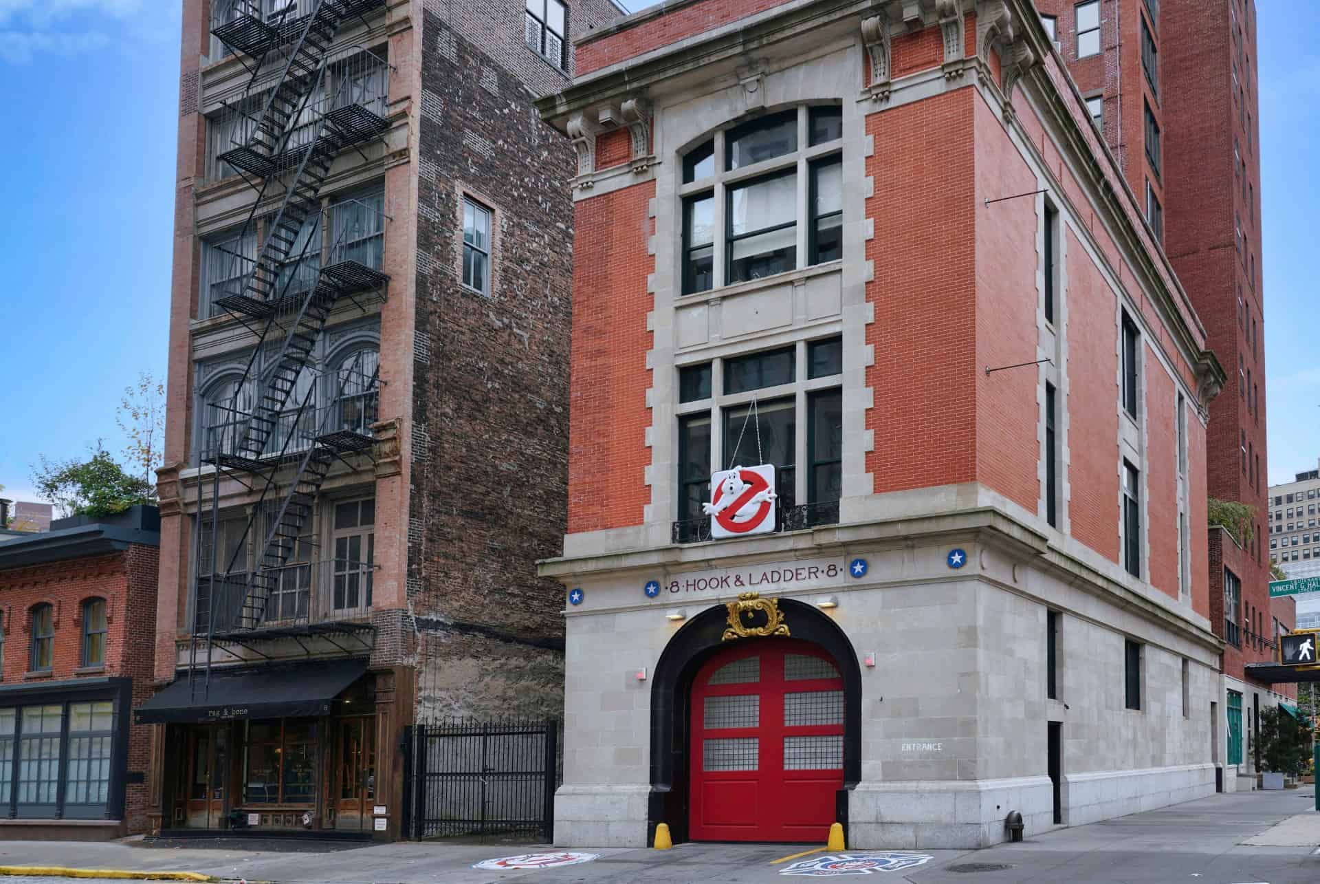 caserne de pompiers ghostbusters