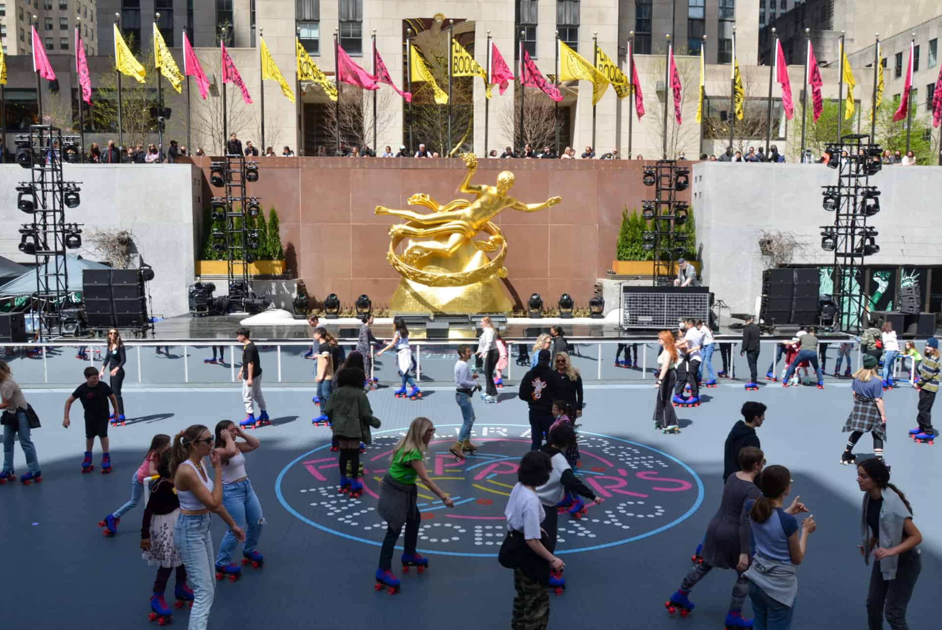 rollerskate rockefeller center