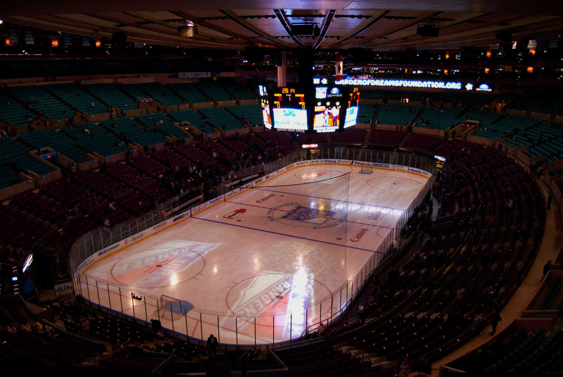 new york rangers stade