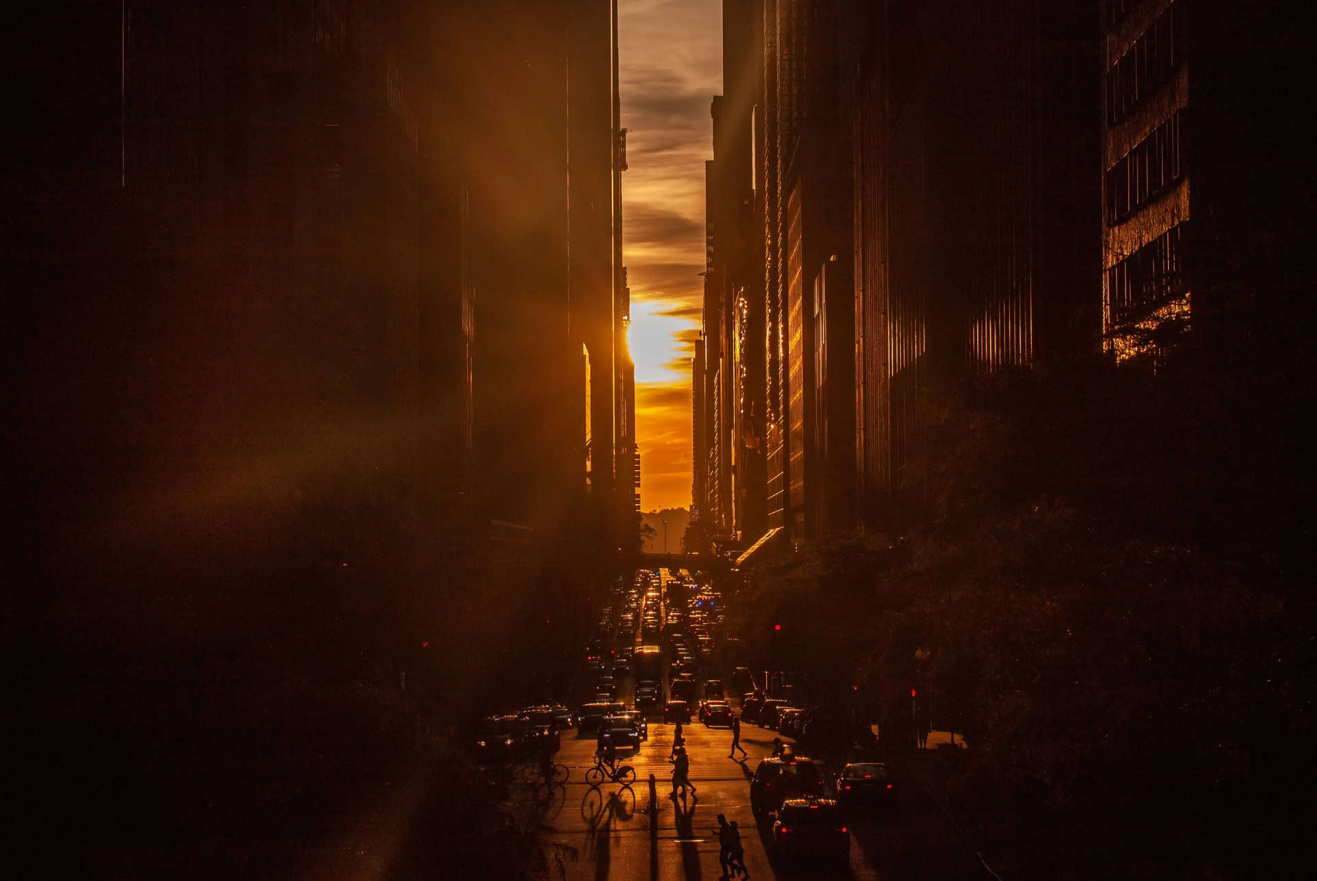 manhattanhenge plus belles photos new york