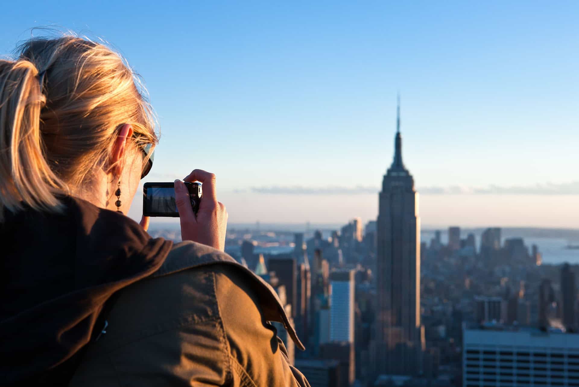 empire state building depuis le top of the rock