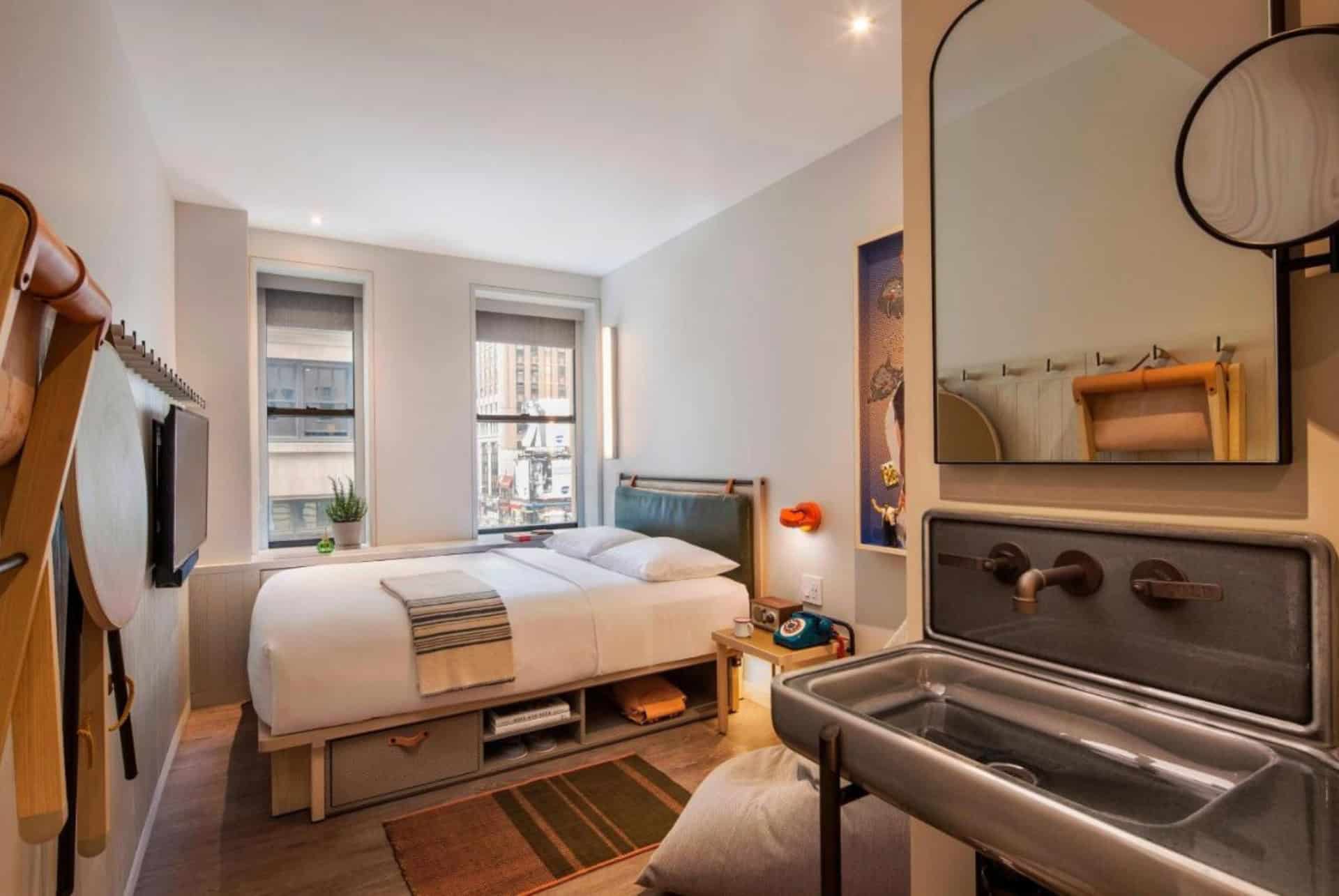 moxy nyc times square chambre