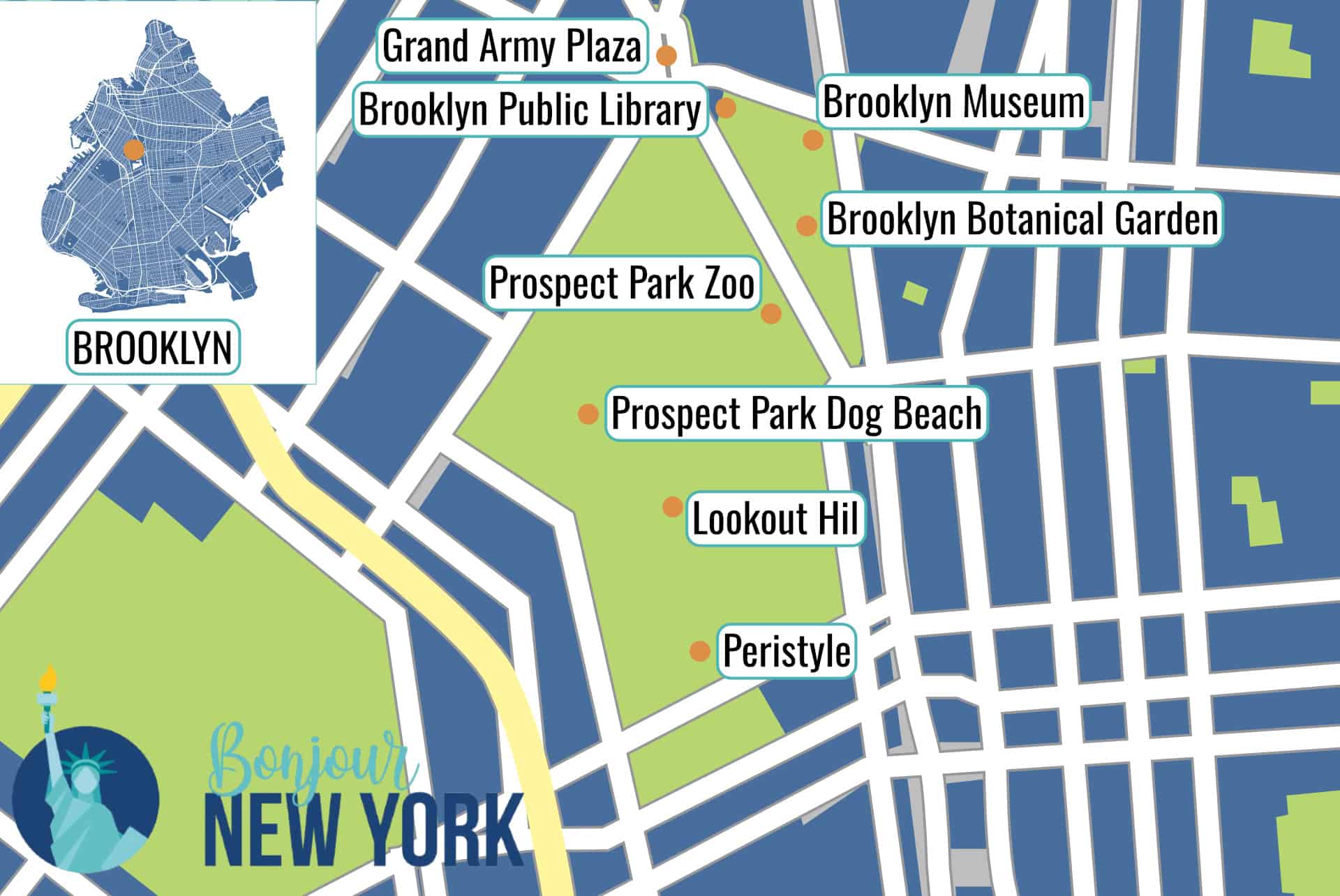 map prospect park map prospect park