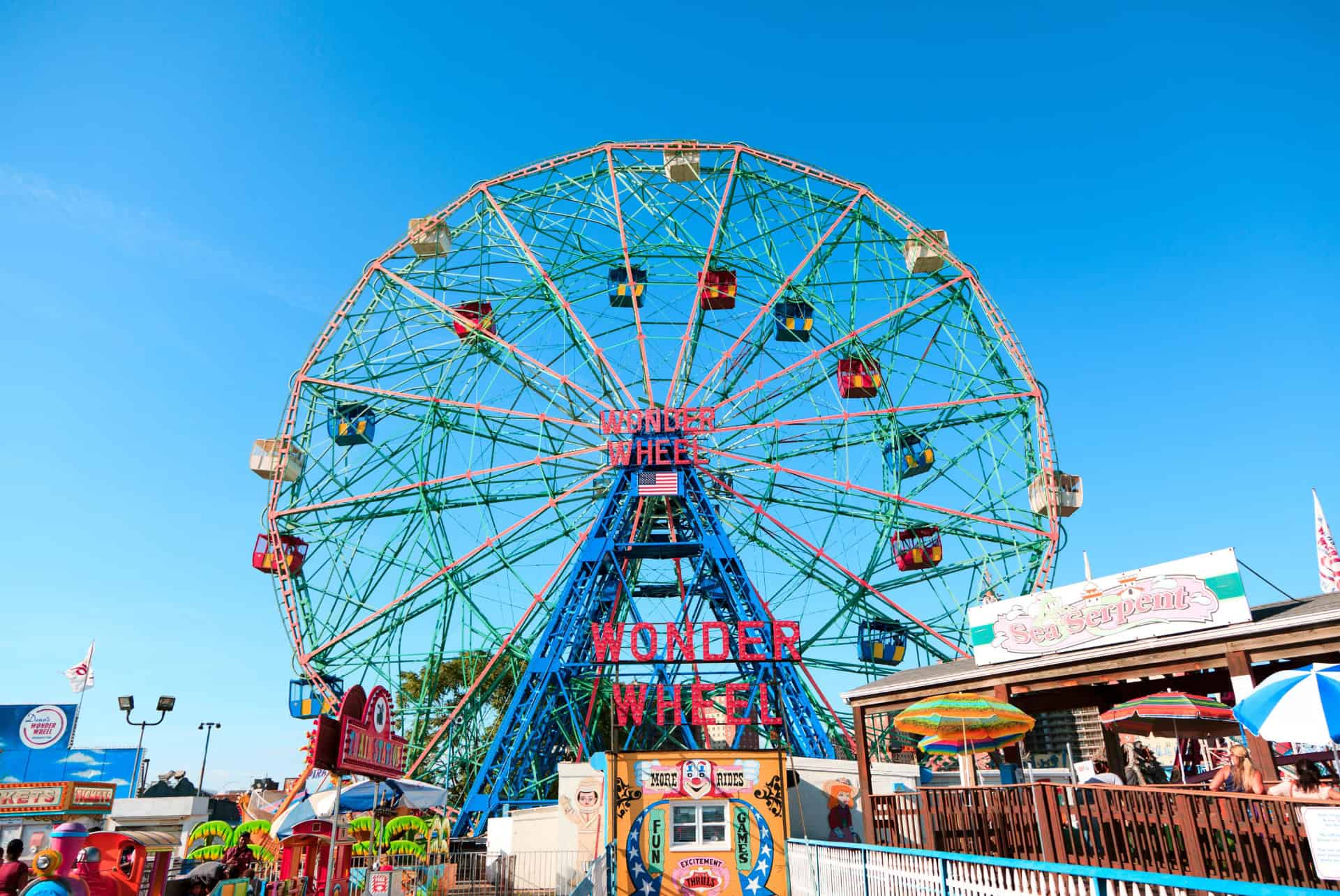 parcs attractions new york luna park parcs attractions new york wonder wheel